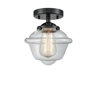Oxford - 1 Light - 8 inch - Oil Rubbed Bronze - Semi-Flush Mount (3442|284-1C-OB-G532-LED)