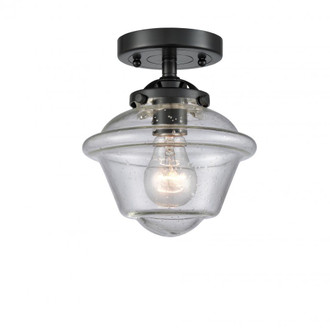 Oxford - 1 Light - 8 inch - Oil Rubbed Bronze - Semi-Flush Mount (3442|284-1C-OB-G534-LED)