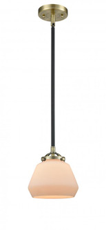 Fulton - 1 Light - 7 inch - Black Antique Brass - Stem hung - Mini Pendant (3442|284-1S-BAB-G171-LED)