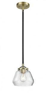 Fulton - 1 Light - 7 inch - Black Antique Brass - Stem hung - Mini Pendant (3442|284-1S-BAB-G172-LED)