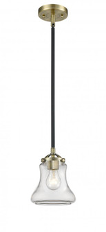 Bellmont - 1 Light - 6 inch - Black Antique Brass - Stem hung - Mini Pendant (3442|284-1S-BAB-G192-LED)