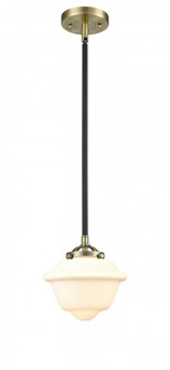Oxford - 1 Light - 8 inch - Black Antique Brass - Stem hung - Mini Pendant (3442|284-1S-BAB-G531-LED)