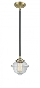 Oxford - 1 Light - 8 inch - Black Antique Brass - Stem hung - Mini Pendant (3442|284-1S-BAB-G532-LED)