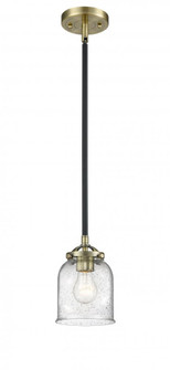 Bell - 1 Light - 5 inch - Black Antique Brass - Stem hung - Mini Pendant (3442|284-1S-BAB-G54)