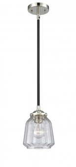 Chatham - 1 Light - 7 inch - Black Polished Nickel - Stem hung - Mini Pendant (3442|284-1S-BPN-G142-LED)