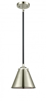 Appalachian - 1 Light - 8 inch - Black Polished Nickel - Stem hung - Mini Pendant (3442|284-1S-BPN-M13-PN-LED)