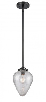 Geneseo - 1 Light - 7 inch - Oil Rubbed Bronze - Stem hung - Mini Pendant (3442|284-1S-OB-G165)