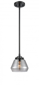 Fulton - 1 Light - 7 inch - Oil Rubbed Bronze - Stem hung - Mini Pendant (3442|284-1S-OB-G173-LED)