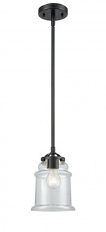 Canton - 1 Light - 6 inch - Oil Rubbed Bronze - Stem hung - Mini Pendant (3442|284-1S-OB-G182)