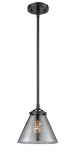 Cone - 1 Light - 8 inch - Oil Rubbed Bronze - Stem hung - Mini Pendant (3442|284-1S-OB-G43-LED)