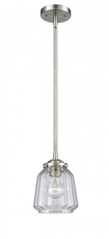 Chatham - 1 Light - 7 inch - Brushed Satin Nickel - Stem hung - Mini Pendant (3442|284-1S-SN-G142)
