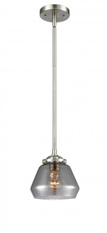 Fulton - 1 Light - 7 inch - Brushed Satin Nickel - Stem hung - Mini Pendant (3442|284-1S-SN-G173-LED)