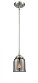 Bell - 1 Light - 5 inch - Brushed Satin Nickel - Stem hung - Mini Pendant (3442|284-1S-SN-G53)