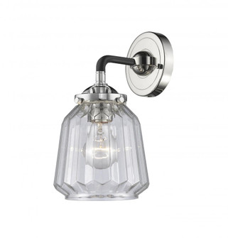 Chatham - 1 Light - 7 inch - Black Polished Nickel - Sconce (3442|284-1W-BPN-G142-LED)