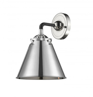 Appalachian - 1 Light - 8 inch - Black Polished Nickel - Sconce (3442|284-1W-BPN-M13-PN-LED)