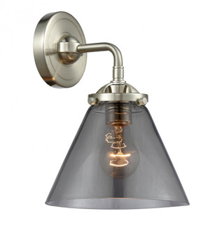 Cone - 1 Light - 8 inch - Brushed Satin Nickel - Sconce (3442|284-1W-SN-G43)