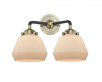 Fulton - 2 Light - 15 inch - Black Antique Brass - Bath Vanity Light (3442|284-2W-BAB-G171-LED)