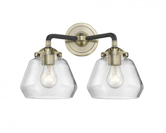 Fulton - 2 Light - 15 inch - Black Antique Brass - Bath Vanity Light (3442|284-2W-BAB-G172)