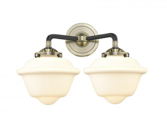 Oxford - 2 Light - 16 inch - Black Antique Brass - Bath Vanity Light (3442|284-2W-BAB-G531)