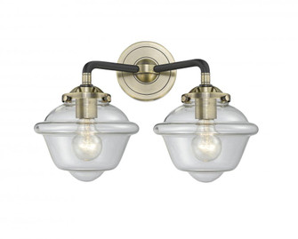 Oxford - 2 Light - 16 inch - Black Antique Brass - Bath Vanity Light (3442|284-2W-BAB-G532)