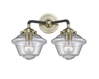 Oxford - 2 Light - 16 inch - Black Antique Brass - Bath Vanity Light (3442|284-2W-BAB-G534-LED)