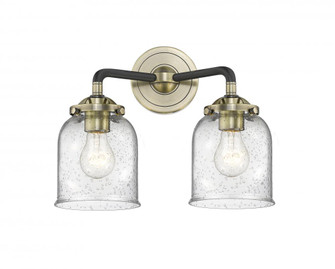 Bell - 2 Light - 13 inch - Black Antique Brass - Bath Vanity Light (3442|284-2W-BAB-G54-LED)