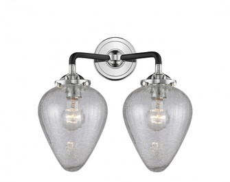 Geneseo - 2 Light - 15 inch - Black Polished Nickel - Bath Vanity Light (3442|284-2W-BPN-G165)