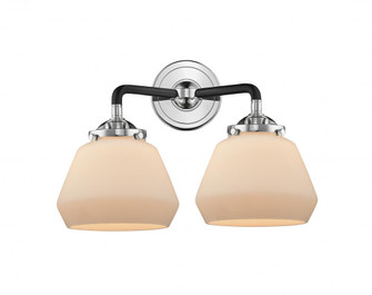 Fulton - 2 Light - 15 inch - Black Polished Nickel - Bath Vanity Light (3442|284-2W-BPN-G171)