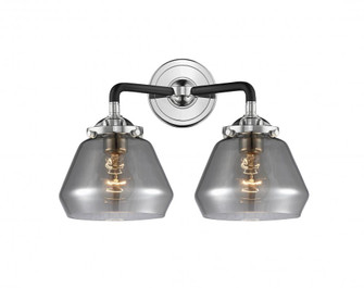 Fulton - 2 Light - 15 inch - Black Polished Nickel - Bath Vanity Light (3442|284-2W-BPN-G173-LED)