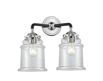 Canton - 2 Light - 14 inch - Black Polished Nickel - Bath Vanity Light (3442|284-2W-BPN-G182-LED)