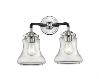 Bellmont - 2 Light - 14 inch - Black Polished Nickel - Bath Vanity Light (3442|284-2W-BPN-G192)