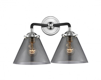 Cone - 2 Light - 16 inch - Black Polished Nickel - Bath Vanity Light (3442|284-2W-BPN-G43)