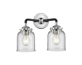 Bell - 2 Light - 13 inch - Black Polished Nickel - Bath Vanity Light (3442|284-2W-BPN-G52)
