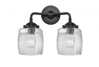 Colton - 2 Light - 14 inch - Oil Rubbed Bronze - Bath Vanity Light (3442|284-2W-OB-G302-LED)