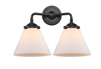 Cone - 2 Light - 16 inch - Oil Rubbed Bronze - Bath Vanity Light (3442|284-2W-OB-G41-LED)
