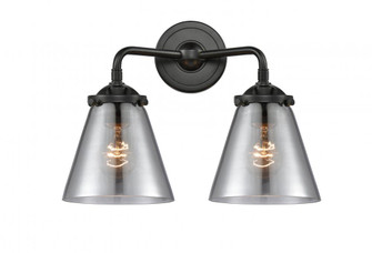 Cone - 2 Light - 14 inch - Oil Rubbed Bronze - Bath Vanity Light (3442|284-2W-OB-G63)