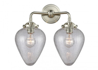 Geneseo - 2 Light - 15 inch - Brushed Satin Nickel - Bath Vanity Light (3442|284-2W-SN-G165-LED)