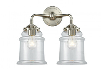 Canton - 2 Light - 14 inch - Brushed Satin Nickel - Bath Vanity Light (3442|284-2W-SN-G182)