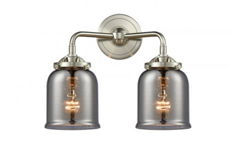 Bell - 2 Light - 13 inch - Brushed Satin Nickel - Bath Vanity Light (3442|284-2W-SN-G53-LED)