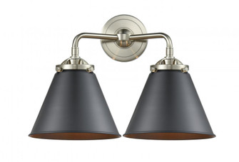Appalachian - 2 Light - 16 inch - Brushed Satin Nickel - Bath Vanity Light (3442|284-2W-SN-M13-BK-LED)