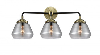 Fulton - 3 Light - 25 inch - Black Antique Brass - Bath Vanity Light (3442|284-3W-BAB-G173-LED)