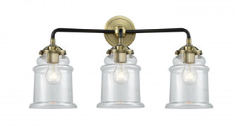 Canton - 3 Light - 24 inch - Black Antique Brass - Bath Vanity Light (3442|284-3W-BAB-G182-LED)