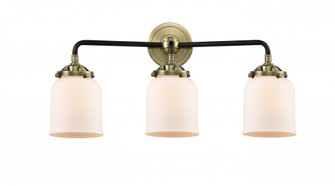 Bell - 3 Light - 23 inch - Black Antique Brass - Bath Vanity Light (3442|284-3W-BAB-G51-LED)