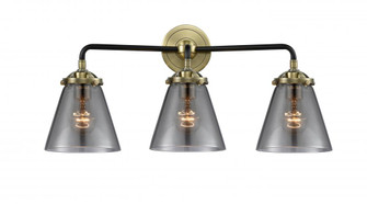 Cone - 3 Light - 24 inch - Black Antique Brass - Bath Vanity Light (3442|284-3W-BAB-G63)