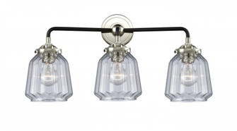 Chatham - 3 Light - 24 inch - Black Polished Nickel - Bath Vanity Light (3442|284-3W-BPN-G142-LED)