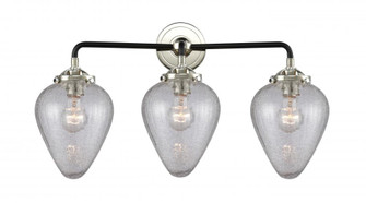Geneseo - 3 Light - 25 inch - Black Polished Nickel - Bath Vanity Light (3442|284-3W-BPN-G165)