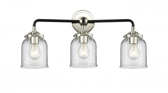 Bell - 3 Light - 23 inch - Black Polished Nickel - Bath Vanity Light (3442|284-3W-BPN-G52-LED)