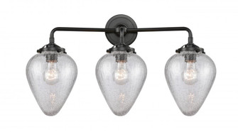 Geneseo - 3 Light - 25 inch - Oil Rubbed Bronze - Bath Vanity Light (3442|284-3W-OB-G165)