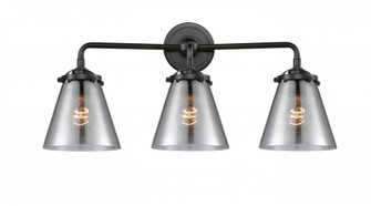 Cone - 3 Light - 24 inch - Oil Rubbed Bronze - Bath Vanity Light (3442|284-3W-OB-G63-LED)