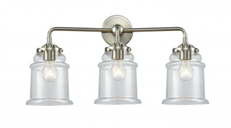 Canton - 3 Light - 24 inch - Brushed Satin Nickel - Bath Vanity Light (3442|284-3W-SN-G182-LED)